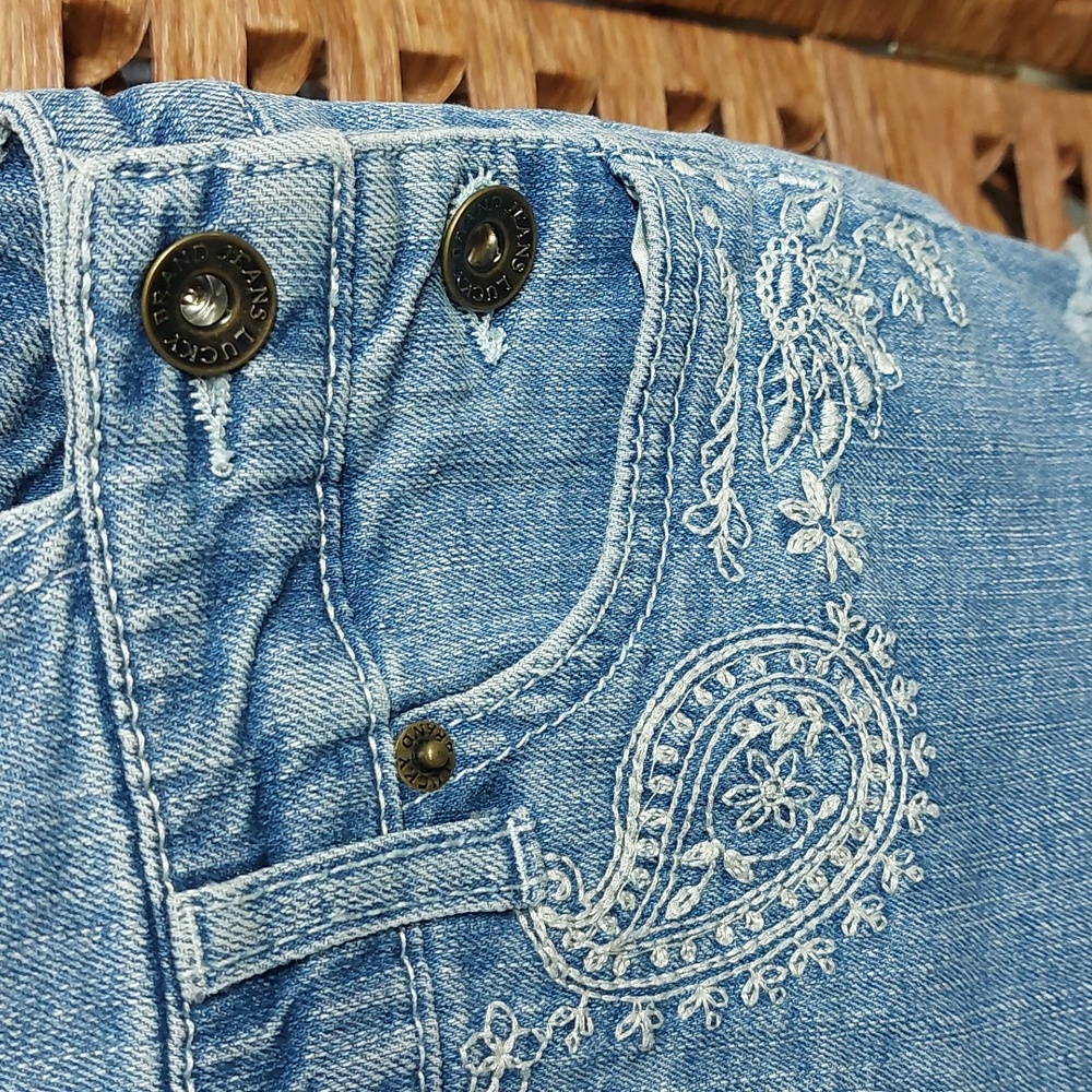 Lucky Brand Girls Shortalls Size 7 - Picture 3 of 9